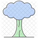 Icone De Couleur Lineaire De Guerre Nucleaire Icon