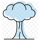 Icone Ombre Thinline Couleur Ombre De Guerre Nucleaire Icon