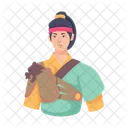Guerrero asiático  Icono