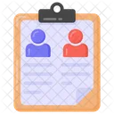 Invitation List Guest List Guest Document Icon