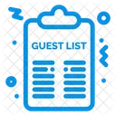 Guest List  Icon