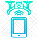 Drone Drone De Controle De Guia Alcance Remoto Ícone