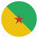 Francesa Guiana Nacional Ícone