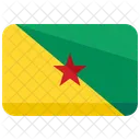 Frances Guiana Bandeira Ícone