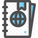Guide Book Travel Map Icon