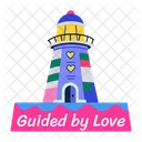 Guided By Love Tower Lighthouse Icon