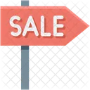 Guidepost Sale Sign Icon