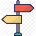 Guidepost Signpost Direction Post Icon