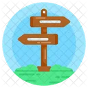 Direction Teller Signpost Guidepost Icon