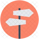 Guidepost Signpost Direction Icon