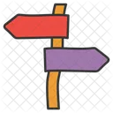 Guidepost Signpost Direction Post Icon
