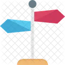 Guidepost Signpost Direction Post Icon