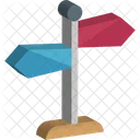 Guidepost Signpost Direction Post Icon