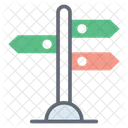 Guidepost Signpost Direction Post Icon