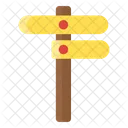 Guidepost Signpost Direction Post Icon