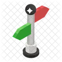 Guidepost Signpost Direction Post Icon