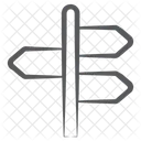 Guidepost Signpost Direction Post Icon