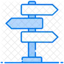 Direction Board Road Board Signboard Icon