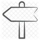 Guidepost Finger Post Signpost Icon
