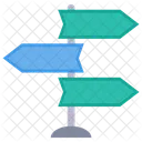 Guidepost Signpost Guidance Icon