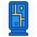 Map Location Direction Navigation Guidepost Icon