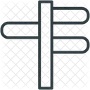 Guideposts Signposts Street Icon