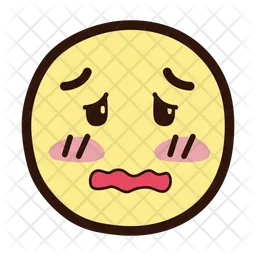 Guilty Face Emoji Icon
