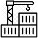 Guindaste De Conteiner Guindaste De Carga Conteiner De Carga Ícone