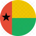 Guinea Bissau Flagge Symbol