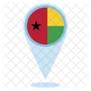 Guinea Bissau Location  Icône