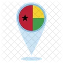 Standort Guinea-Bissau  Symbol