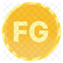 Guinean Franc Coin  Icon