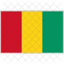 Guinee Drapeau Pays Icône