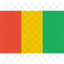 Guinee Drapeau Monde Icône