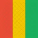 Guinee Drapeau Monde Icône