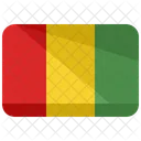 Guinee Drapeau Pays Icône