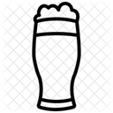 Guinness Glass Line Icon Symbol