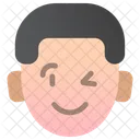 Chico Emoji Sonriente Icon