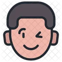 Chico Emoji Sonriente Icon