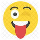 Guino Lengua Lengua Fuera Icono