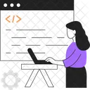 Script Script De Programacion Codigo Icon