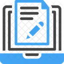 Guión de edición  Icono
