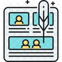 Guion Grafico Icono
