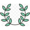 Coroa De Flores Louro Trofeu Icon