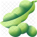 Guisantes Alimentos Vegetales Icono