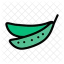 Guisantes Vegetales Guisantes Icono