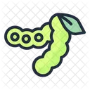 Guisantes Vegetales Saludables Icono