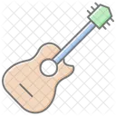 Guitar Lineal Color Icon Icon