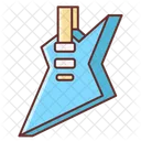Metal Guitar Musical Instrument Icon