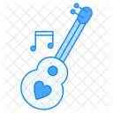 Guitar Heart Music Icon